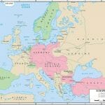 harta imperiului austro ungar - germania - primul razboi mondial (imagine finala)